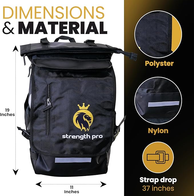 Durable Jiu-Jitsu Backpack – Waterproof Gi Pocket, Expandable Wet Compartment, Multi-Pocket MMA Gym Bag