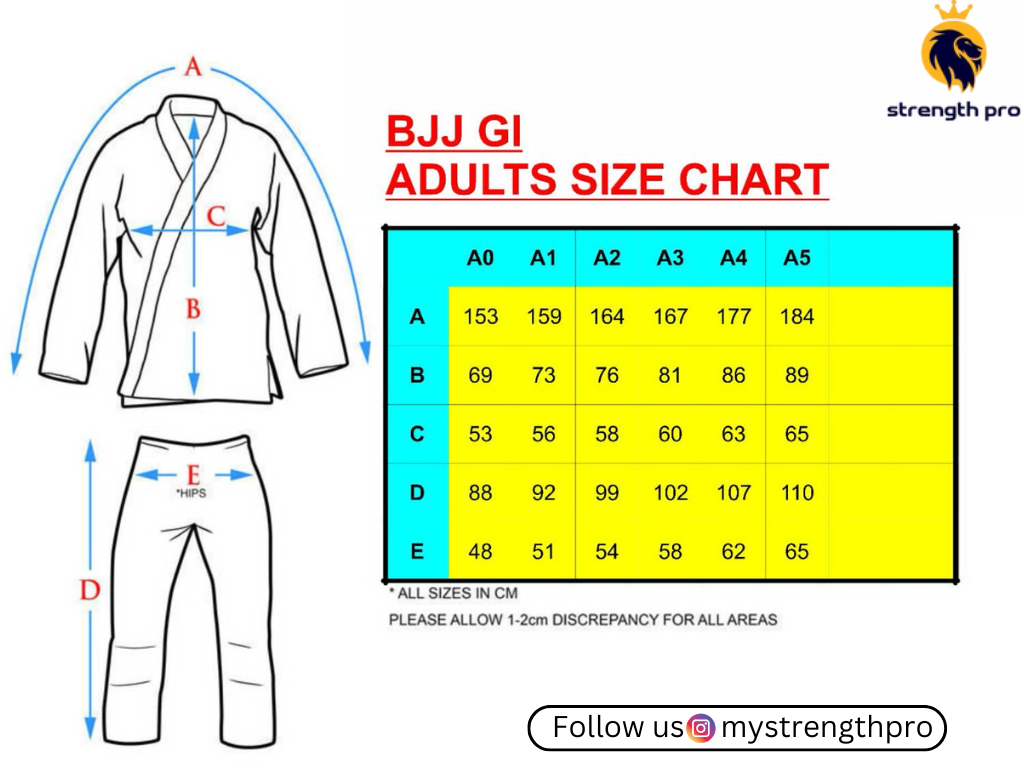 450 GSM Brazilian Jiu Jitsu Gi White Kimono – Strength Pro