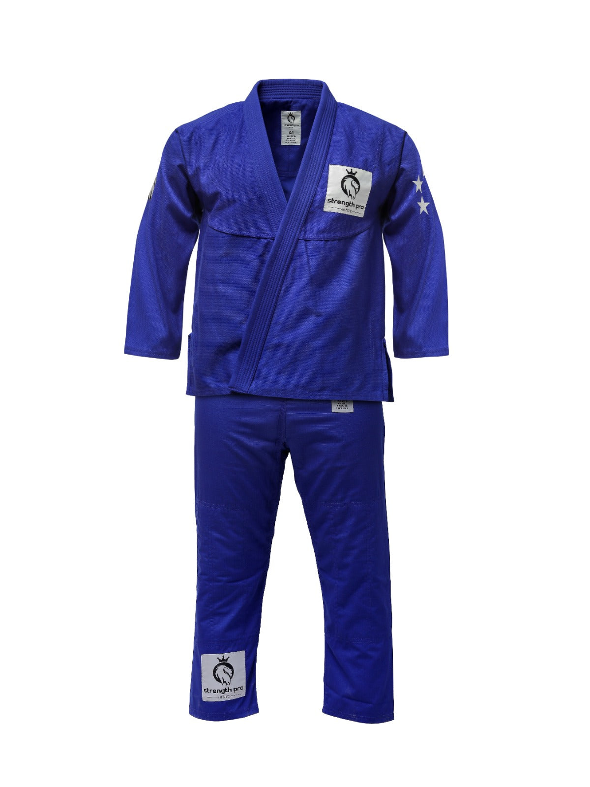 350 GSM Brazilian Jiu Jitsu Gi Blue Kimono - Strength Pro